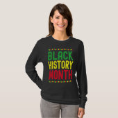 T-shirt Black History Month Afro African Pride Celebration (Devant entier)