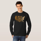 T-shirt Black History Month Black History Is American Hist (Devant entier)