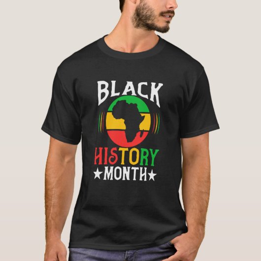 T-shirt Black History Month  Black History Month (Devant)
