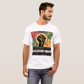 T-shirt Black History Month – Culture • History • Pride (Devant entier)