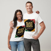 T-shirt " Black History Month Culture History Pride ”  (Unisexe)