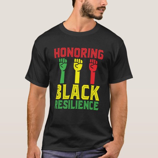 T-shirt Black History Month Decorations Honoring Black Res (Devant)