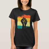 T-shirt Black History Month Inspiring Black Leaders Power (Devant)