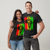 T-shirt Black History Month Is Every Month Power Fist Afri (Unisexe)
