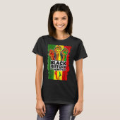T-shirt Black History Month Melanin Afro African Pride Men (Devant entier)
