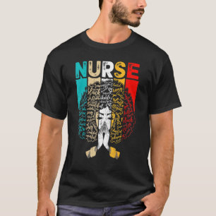 T-shirt Black History Month Nurse Melanin African American