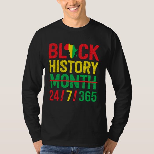 T-shirt Black History Month One Month Cant Hold Our Histor (Devant)