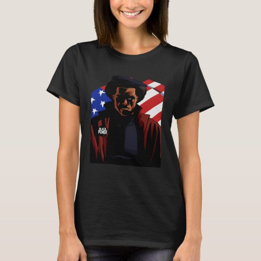 T-shirt Black History Month Panther Party (Devant)