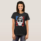 T-shirt Black History Month Panther Party American Flag 19 (Devant entier)