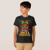T-shirt Black History Month Pretty Black Educated African  (Devant entier)