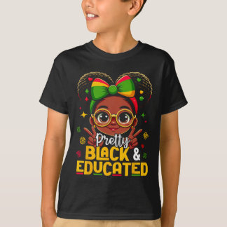 T-shirt Black History Month Pretty Black Educated African