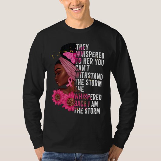 T-shirt Black History Moth Girl I Am The Strong African Q (Devant)