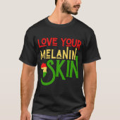 T-shirt Black History Moth Melanin Love Family & Communit (Devant)