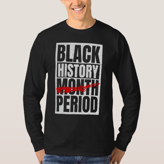 T-shirt Black History Période Black Pride Retro Black Hist (Devant)