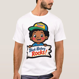 T-shirt Black History Rocks : Célébrer l'héritage et le po