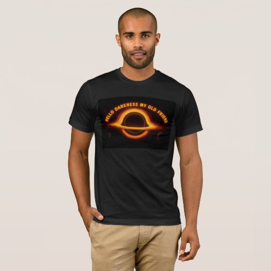 T-shirt Black Hole Interstellar Conversation (Devant entier)