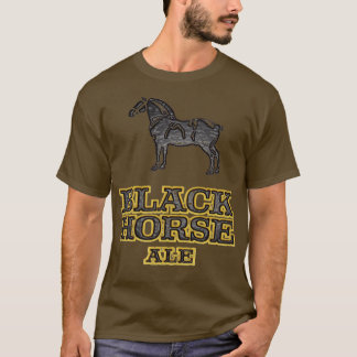 T-shirt Black Horse