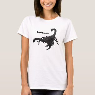 T-shirt Black hungry scorpion