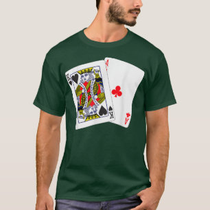 T-shirt Black-jack cards