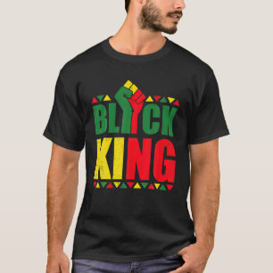 T-shirt Black King African Melanin Black History Monter