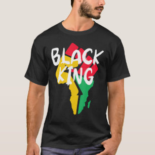 T-shirt Black King Black History Mois African American Bl