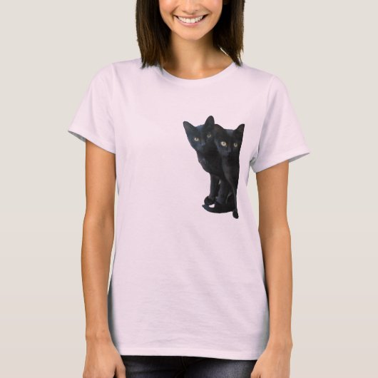 T-shirt Black kittens (Devant)
