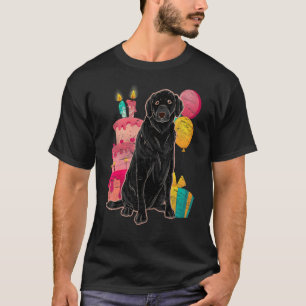 T-shirt Black Lab Animal Animaux Chien Anniversaire de enf