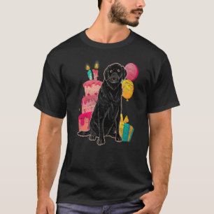 T-shirt Black Lab Animal Animaux Chien Anniversaire de enf
