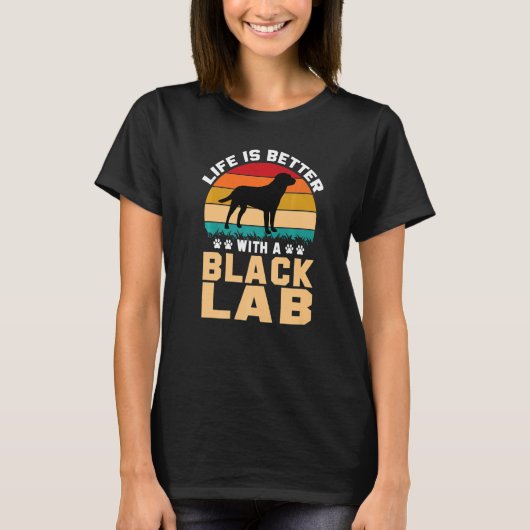T-shirt Black Lab avec Black Lab 1 (Devant)