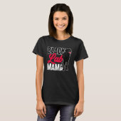 T-shirt Black Lab Mama Animal Animaux Animaux Maman Chien (Devant entier)