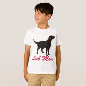 T-shirt Black Lab Maman (Devant entier)