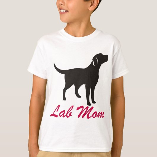 T-shirt Black Lab Maman (Devant)