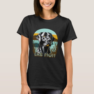 T-shirt Black Lab   Maman Lab Chien Amoureux