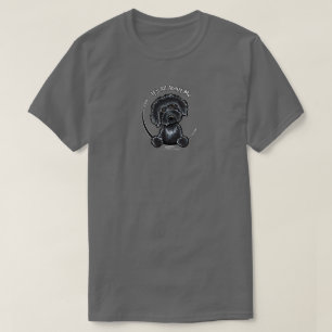T-shirt Black Labradodle Tout sur moi Off-Leash Art™