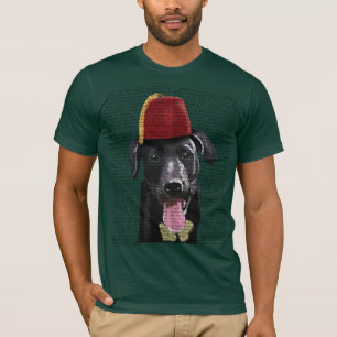 T-shirt Black Labrador Avec Fès