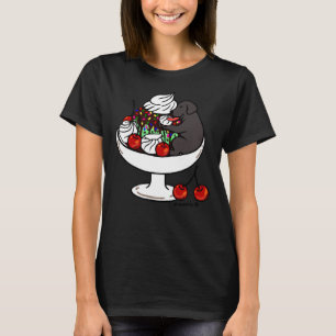 T-shirt Black Labrador Ice Cream Sundae