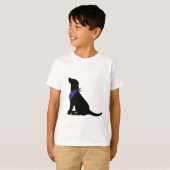T-shirt Black Labrador Retriever (Devant entier)