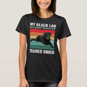 T-shirt Black Labrador Retriever Chien Lab Propriétaire du