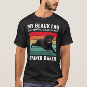 T-shirt Black Labrador Retriever Chien Lab Propriétaire du