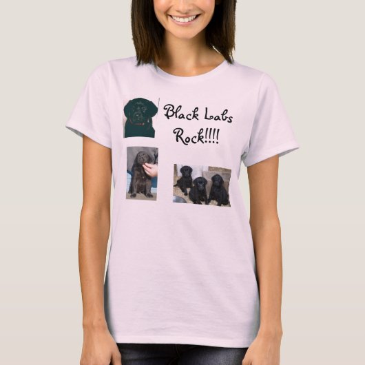 T-shirt Black Labs Rock ! ! ! ! (Devant)