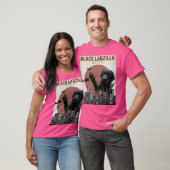 T-shirt Black Labzilla - Chien de laboratoire géant du Lab (Unisexe)
