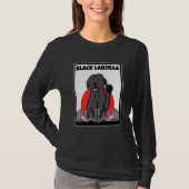 T-shirt Black Labzilla Lab Labrador Retriever Dogs tendanc (Devant)