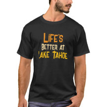T-shirt Black Lake