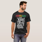 T-shirt Black Leaders BLM Melanin Pride Afro Black History (Devant entier)