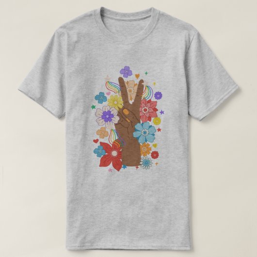 T-Shirt Black LGBTQ Pride (Design devant)