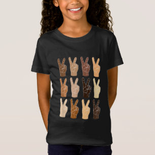 T-Shirt Black Liberty Afro Melanin Shade Love African Amer