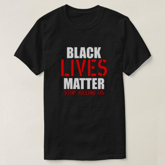 T-shirt Black Lives Matter (Design devant)