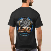 T-shirt Black LZD Wheel and Tire basic tee (Dos)