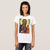 T-shirt Black Madonna Icon Pologne (Devant entier)