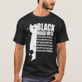 T-shirt Black Mixed With Black History Month African Ameri (Devant)